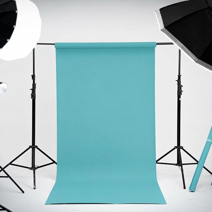 Kate Seamless Paper Backdrop for Photography Blue Seamless Backdrop Paper - Image 2