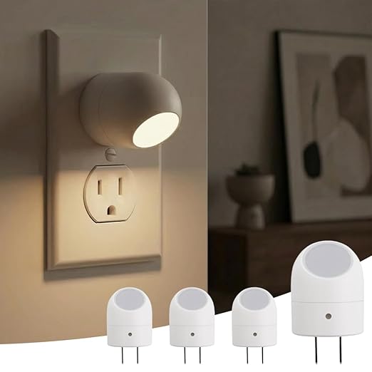 Mini LED Night Light Plug-in Smart Sensor Directional Lamp by Unknown