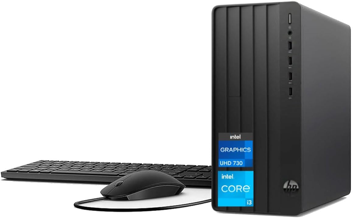 HP Pro Tower 290 G9 Business Desktop, 13th Gen Intel 4-Core Processor (Beats Core i7-9700), 16GB RAM, 1TB PCIe SSD, 2-Monitor Support 4K, HDMI, VGA, Wi-Fi, Windows 11 Pro, Black