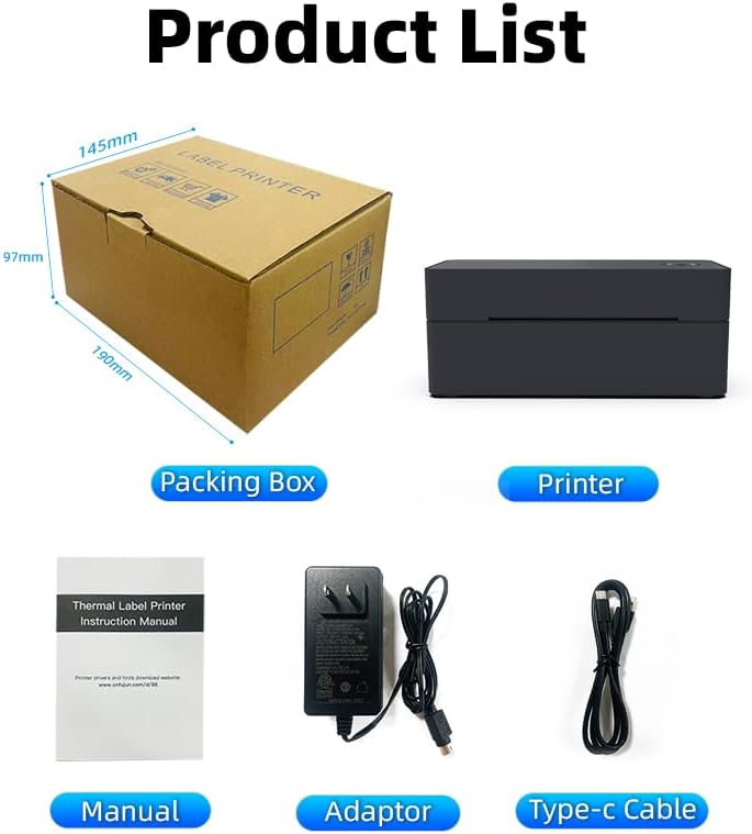 Thermal Label Printer 4x6 Shipping Label Maker - Image 6