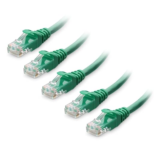 Cable Matters 10Gbps 5-Pack Snagless Cat 6 Ethernet Cable - 7ft by CableMatters