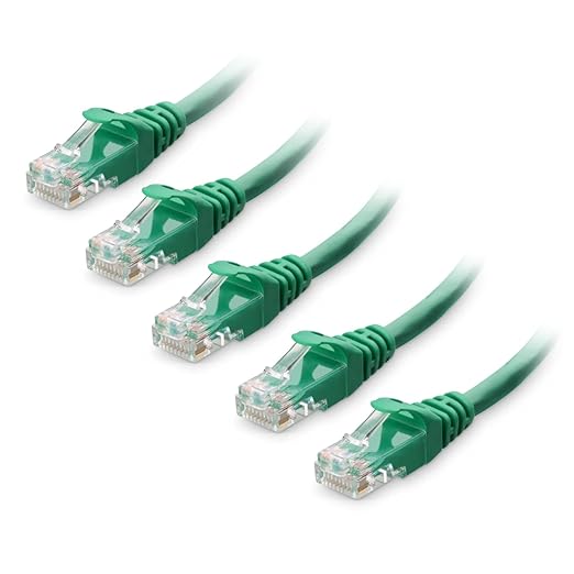 Cable Matters 10Gbps 5-Pack Snagless Cat 6 Ethernet Cable - 10ft by CableMatters