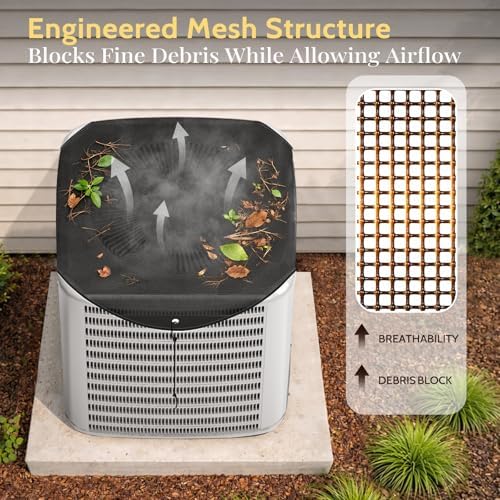 COSFLY Mesh AC Covers for Outside Units, Storage Bag, 28 x 28 Inches - Image 4