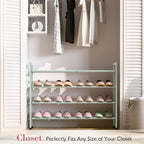 Bumusty 4 Tier Expandable Shoe Rack - Image 2