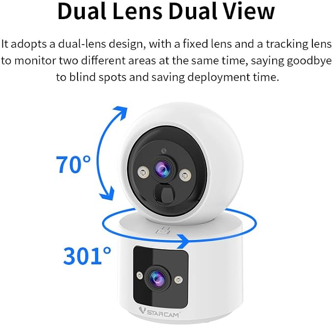 VSTARCAM 2 Lens 2K Indoor Camera - Image 2