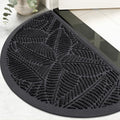 Colorxy Half Circle Waterproof Door Mat, Sturdy Rubber Doormat by Colorxy