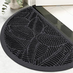 Colorxy Half Circle Waterproof Door Mat, Sturdy Rubber Doormat by Colorxy