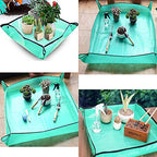 BIUWING 2PCS 39.4" x 39.4" Plant Repotting Mat Waterproof Transplanting Mat - Image 5
