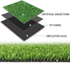 LITA Artificial Grass Turf Lawn 11 Feet x 23 Feet, 0.4" Pile Height Indoor - Image 4
