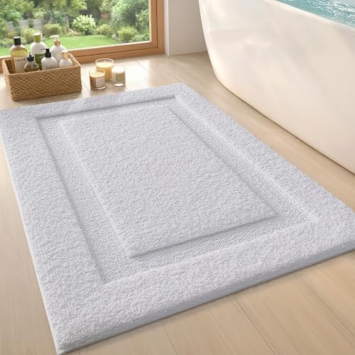 Color&Geometry Non Slip Bathroom Rugs 30x20, Ultra Soft Absorbent Upgraded - Image 2