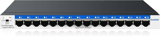 Goalake 16-Port Gigabit Easy Managed Switch by Goalake
