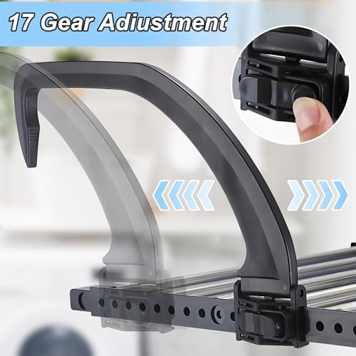 Portable Clothes Drying Rack for Balcony Railings Windowsill, Folding Towel - Image 4