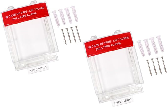 Fire Alarm Protective Cover Manual Call Point Button Protective Guard by Deridi