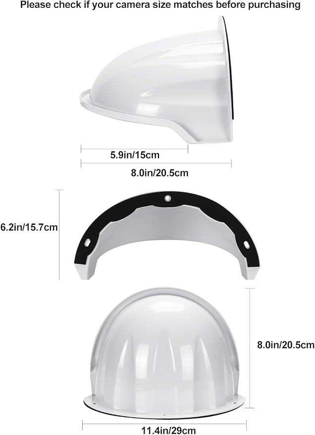 Universal Security Camera Sun Rain Cover Shield - Image 3