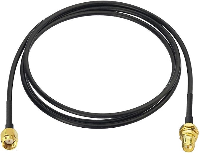 Bingfu RP-SMA Male to RP-SMA Female Bulkhead Mount RG174 WiFi Antenna Extension - Image 4