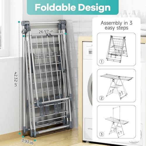 APEXCHASER Clothes Drying Rack - Image 3