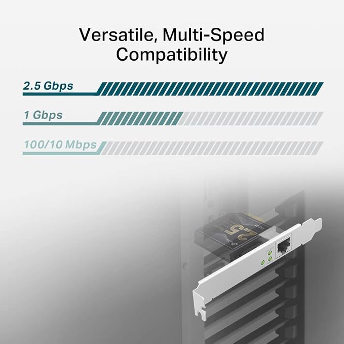 TP-Link 2.5GB PCIe Network Card – PCIe to 2.5 Gigabit Ethernet Network Adapter - Image 3