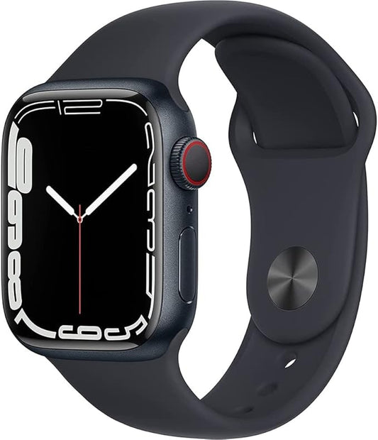 Apple Watch Series 7 Midnight Aluminum Case by Amazon+Renewed