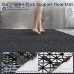 Interlocking Drainage Tiles 24PCS Modular Interlocking Cushion 12" x 12" - Image 4