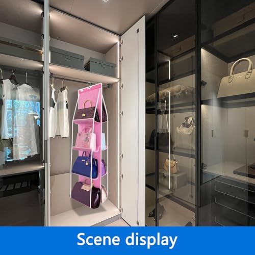 Purse Organizer for Closet, Heavy Duty Hanging Handbag Storage - Image 2