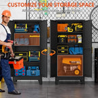 GAIOUS 61''Tall Metal Garage Storage Cabinet, File Cabinet - Image 3