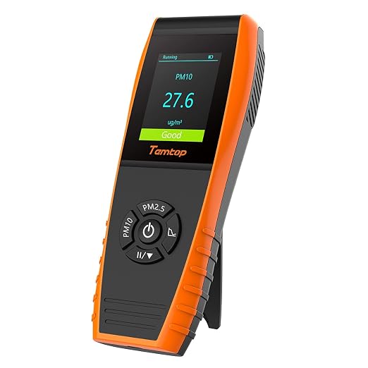 Temtop PM2.5 Monitor P600, Essential Air Particle Meter PM2.5 PM10 Air Quality by Temtop
