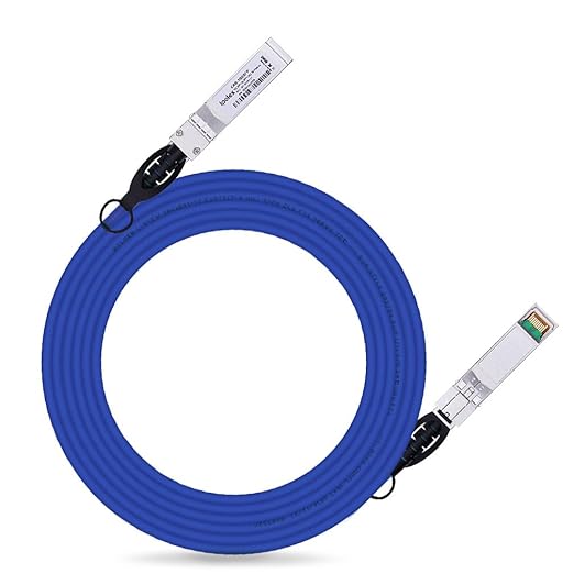 ipolex [Dark Blue 10G SFP+ Twinax Cable, Direct Attach Copper Passive Cable by ipolexUS