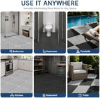 Interlocking Drainage Tiles 12PCS Modular Interlocking Cushion 12" x 12" - Image 6