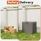Outdoor Storage Box, Resin Deck Boxes Indoor and outdoor, Waterproof Storage - Image 6