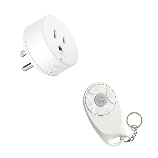 Remote Control Outlet, Wireless Light Switch, 500ft Range, No Wiring Needed by greencycle