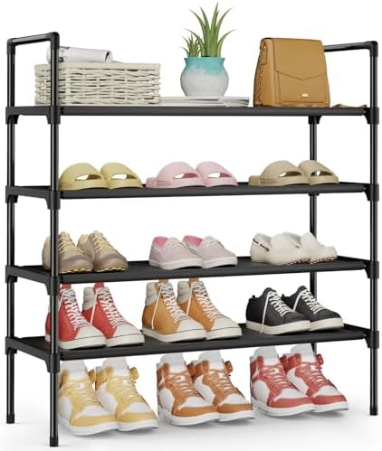 Kitsure Shoe Rack for Closet, Shoe Organizer, 27.6" Wide by Kitsure