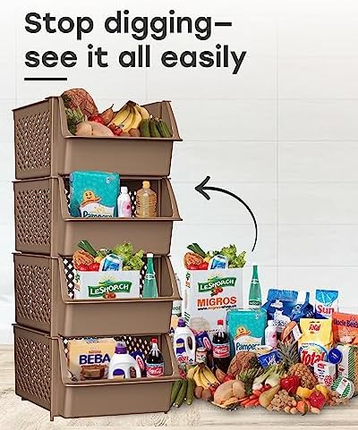 Skywin Stackable Storage Bins Open Front - Image 6