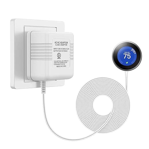 UL Certified Thermostat C Wire 24V Transformer, Wyze Thermostat and Most by Xwartre