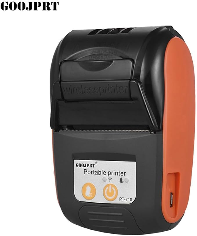 Thermal Receipt Printer, PT-210 58mm Portable Thermal Printer Handheld Ticket - Image 6