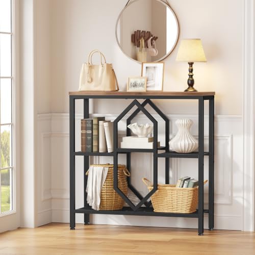 HOOBRO Console Table, Narrow Entryway Table, Behind Couch Table - Image 2
