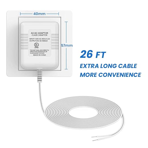 UL Certified Thermostat C Wire 24V Transformer, Wyze Thermostat and Most - Image 5