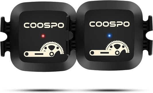 COOSPO Cadence & Speed Sensor for Cycling, Wireless Bluetooth & ANT+ Bike RPM by COOSPO