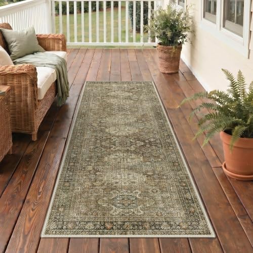 GENIMO 2.5x8 Outdoor Runner Rug, Washable - Image 3