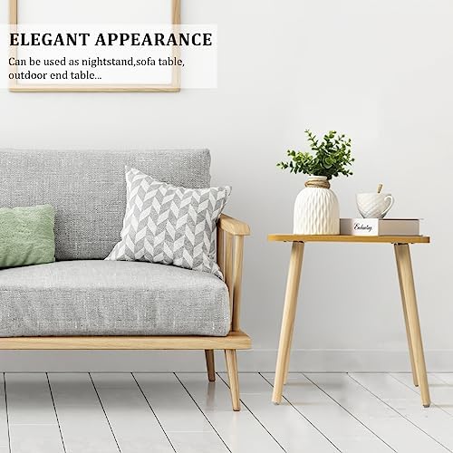 FORAOFUR Short Side Table for Living Room, Mini End Table for Small Spacex2 - Image 6