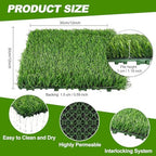 GOESWELL Interlocking Grass Tiles 12x12 Inch 50 Pack Drainage - Image 2