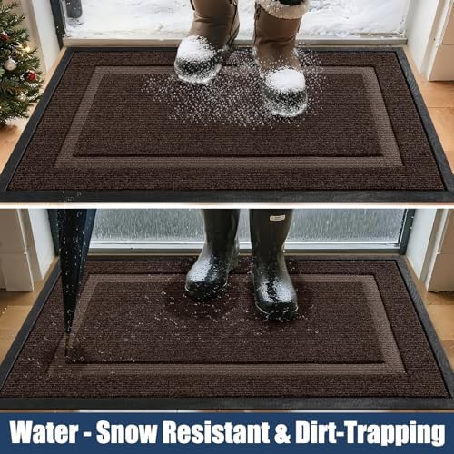 Front Door Mat Outside Entrance Indoor Doormat, Outdoor Door Mats - Image 3
