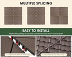 72 PCS Plastic Interlocking Deck Patio Tiles - Image 6