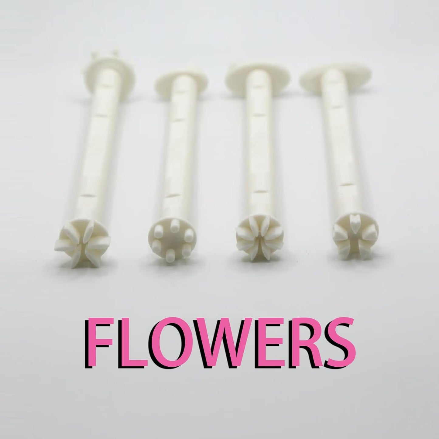 Flower Floral Dotting Tools Set: 3D Printed Stamps for DIY Graffiti. Flowers, Leaves, Cat Paw Patterns. Drawing Templates for Dot Painting. (A)