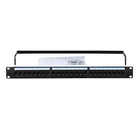1 Pack 24-Port Cat6 Patch Panel - 10G Ready Rack-Mountable 1U Network Panel - Image 6