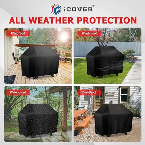 i COVER Grill Cover, 58 inch BBQ Grill Cover - Image 7