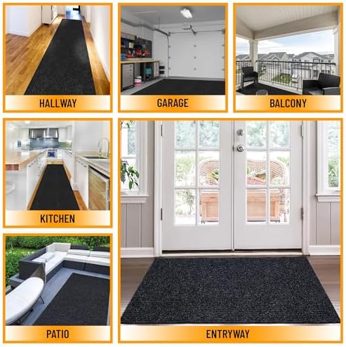 Ottomanso 4x44 Large Waterproof Floor Mat, Non-Slip Indoor Outdoor Door Mat - Image 4