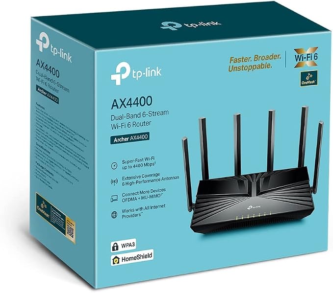 TP-Link AX4400 Mesh Dual Band 6-Stream Router - Image 4