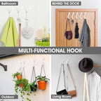 GlazieVault Coat Hooks – Door Hooks -Heavy Duty Wall Mounted - Image 5