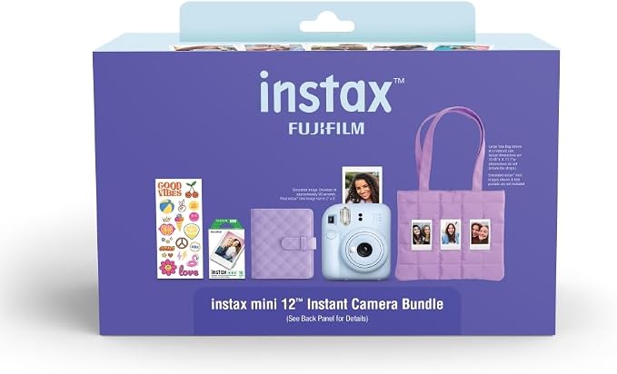 FUJIFILM INSTAX Mini 12 Holiday Bundle 2025 | Pastel Blue - Image 6