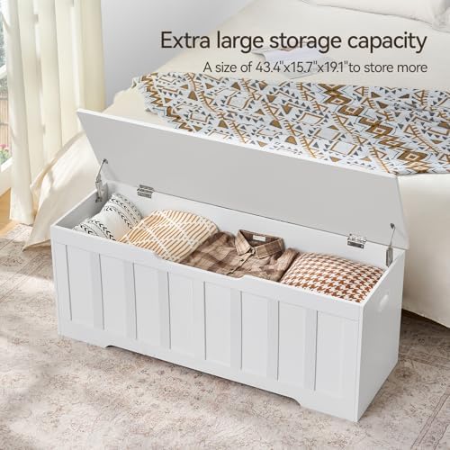 VANKILEY 47.2" Storage Chest Extra Large, Storage Bench. - Image 5